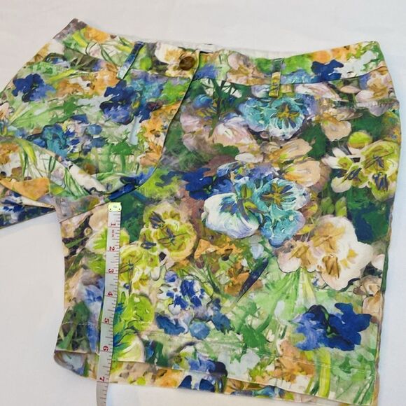 Lands' End Floral Mid Rise Women's Shorts - Picture 6 of 10